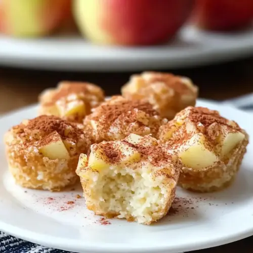 Cinnamon Apple Cottage Cheese Bites