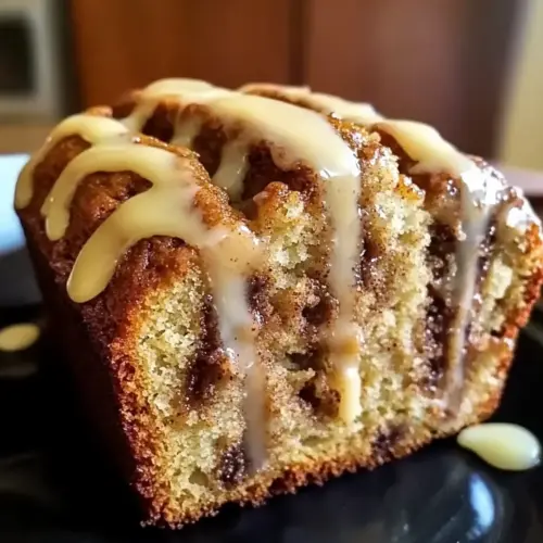 Cinnamon Roll Banana Bread