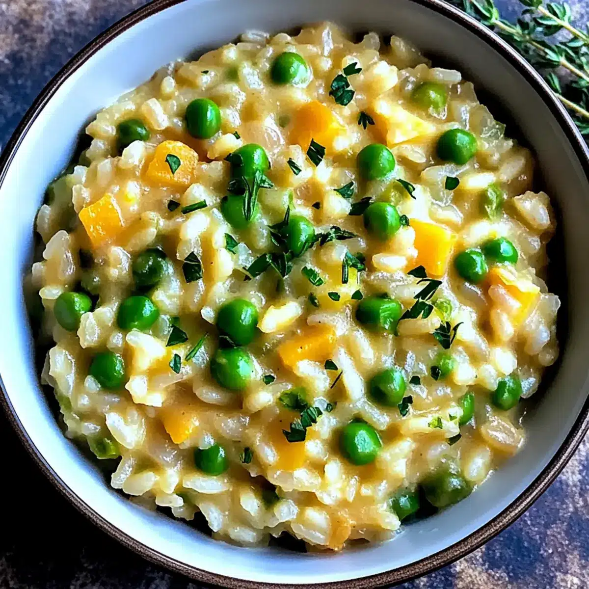 Crockpot Spring Vegetable Risotto