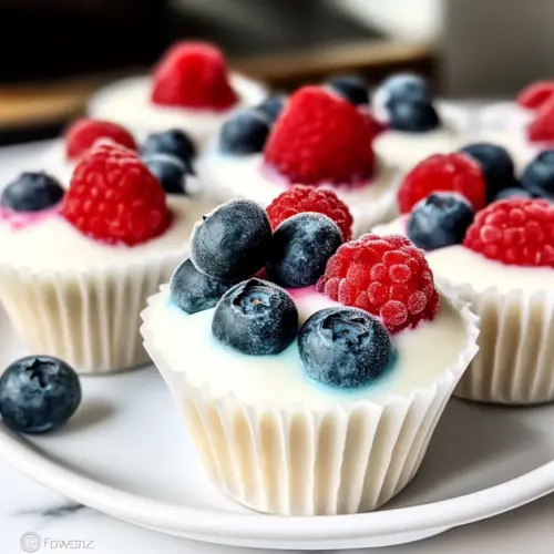 Berry Frozen Yogurt Bites