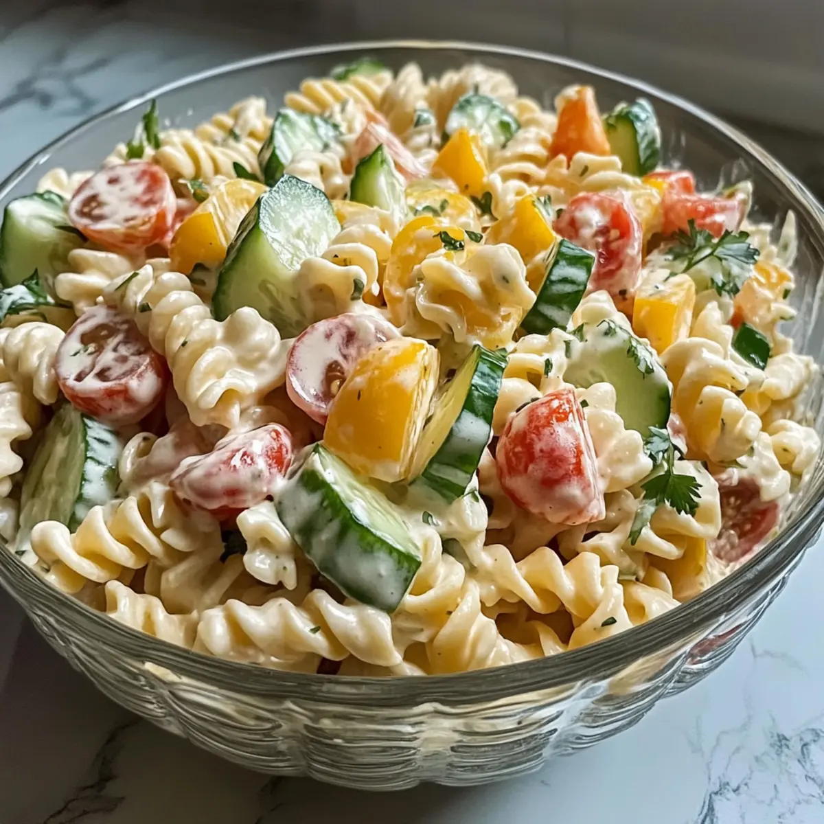 Creamy Pasta Salad Bliss