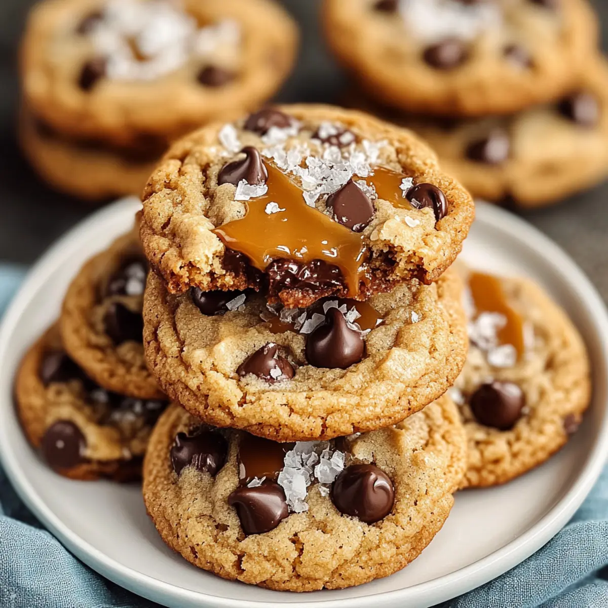 Caramel Chocolate Chip Cookies
