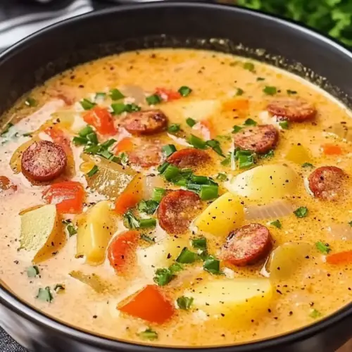 Slow Cooker Cajun Potato Soup