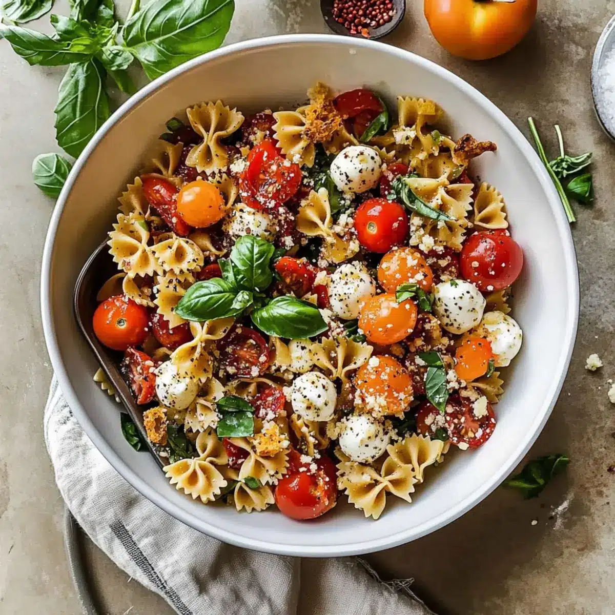 Bruschetta Pasta Salad