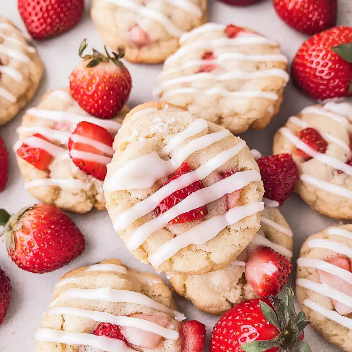 Strawberry Shortcake Cookies
