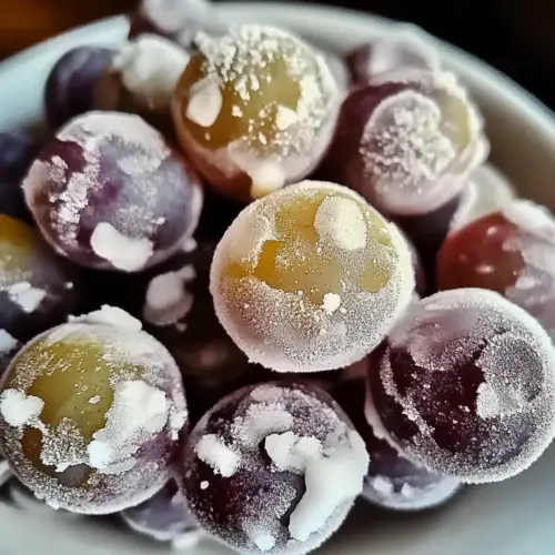 Frozen Grape & Yogurt Bites