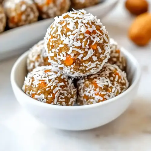 No-Bake Easter Carrot Cake Energy Balls