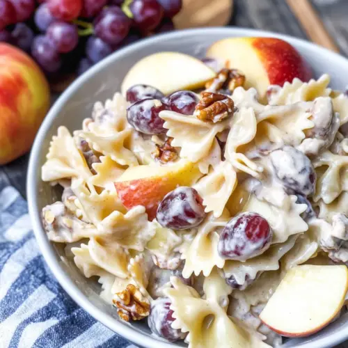 Sweet Pasta Salad With Fruit And Honey