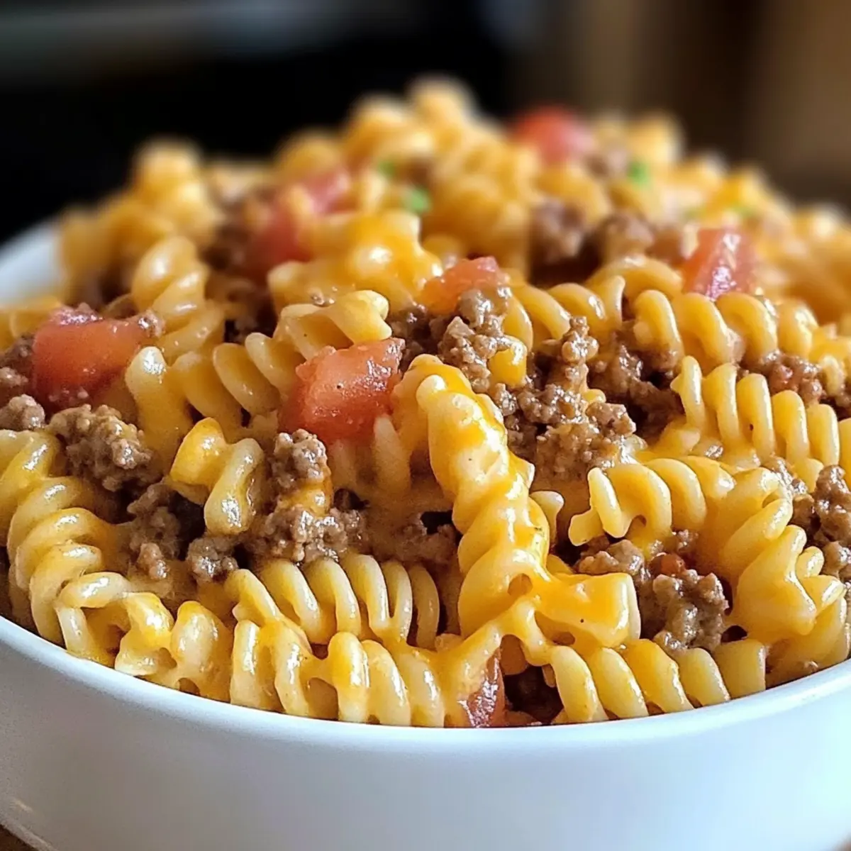Taco Cream Cheese Pasta