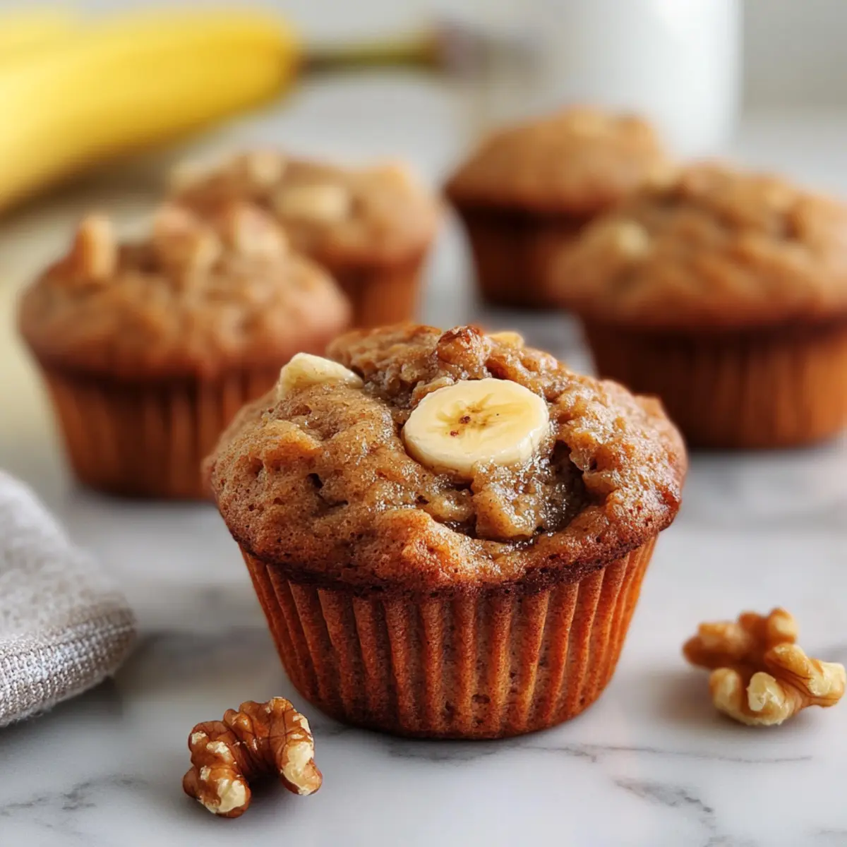 Greek Yogurt Banana Muffins
