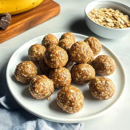 No Bake Banana Cinnamon Energy Bites