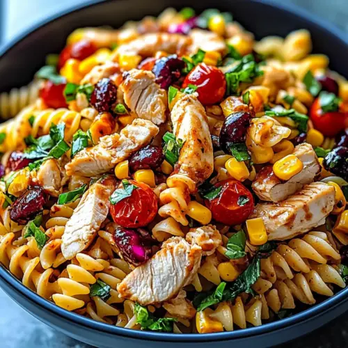 BBQ Chicken Pasta Salad