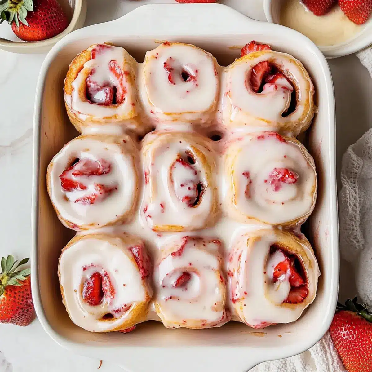 Strawberry Rolls