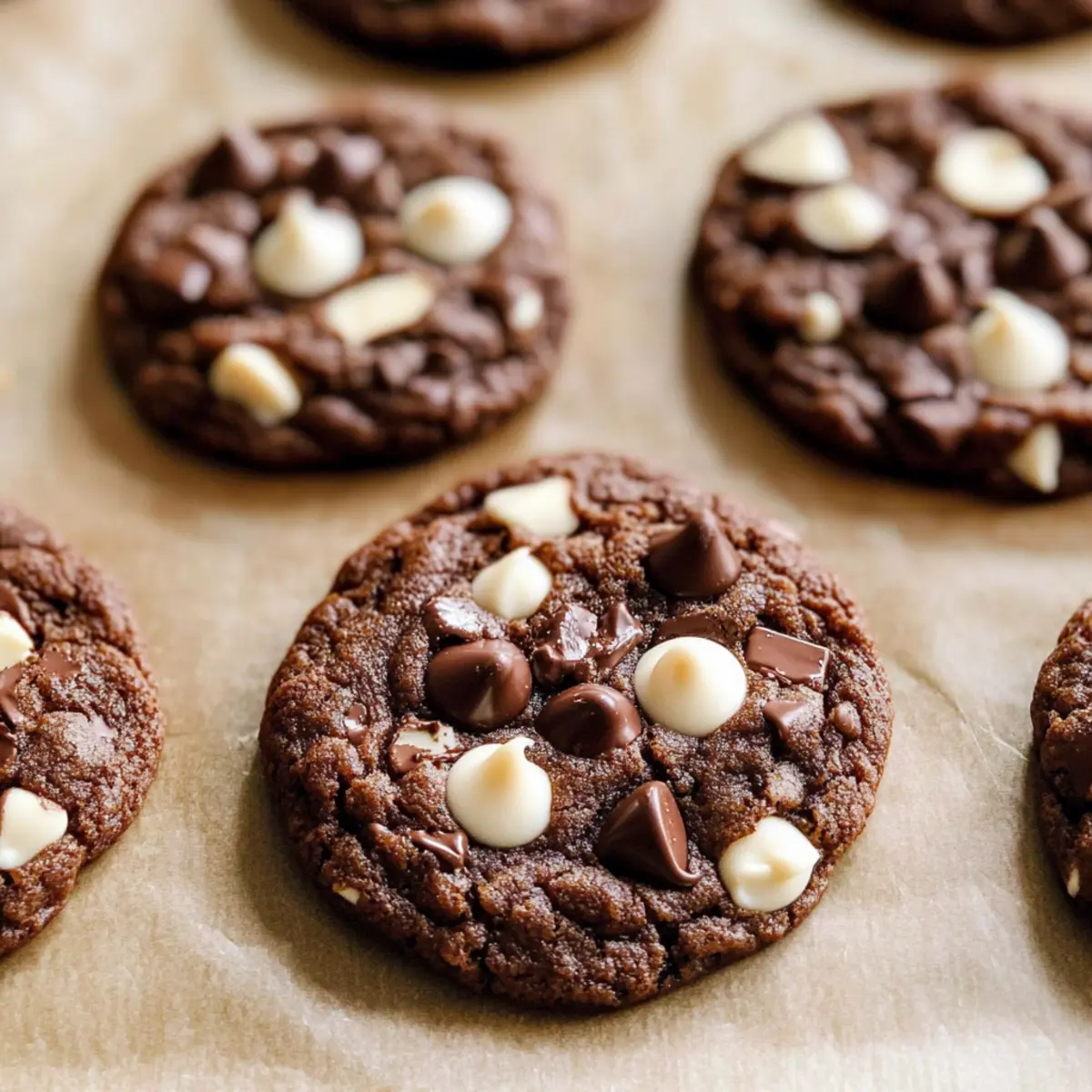Triple Chip Chocolate Cookies