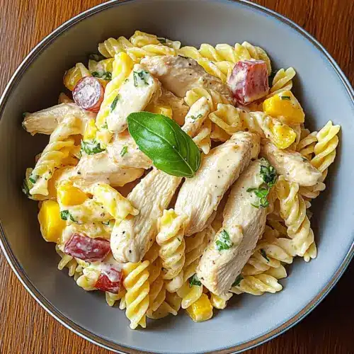Honey Mustard Chicken Pasta Salad