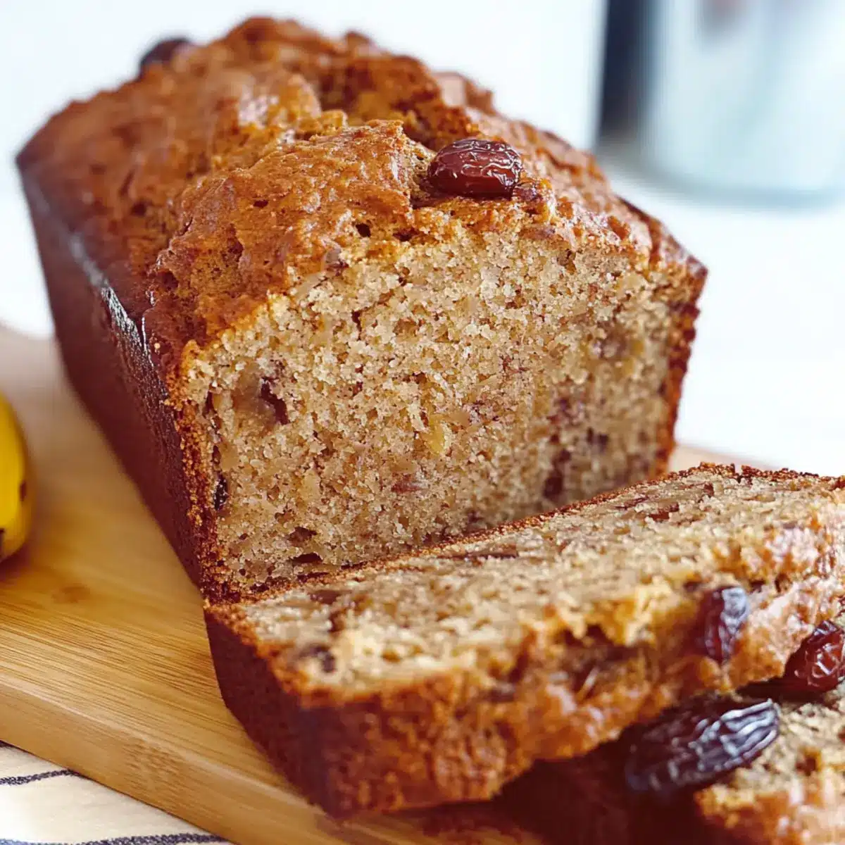 Brown Sugar Banana Date Bread