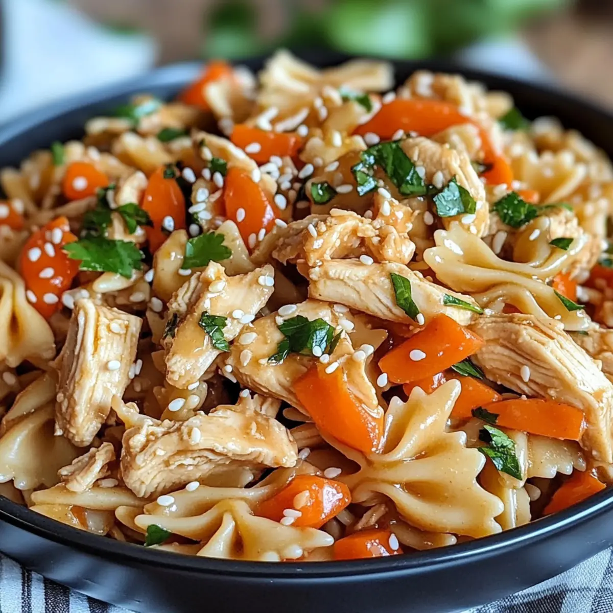 Asian Chicken Pasta Salad