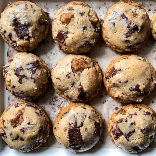 Browned Butter Toffee Chocolate Chip Cookies