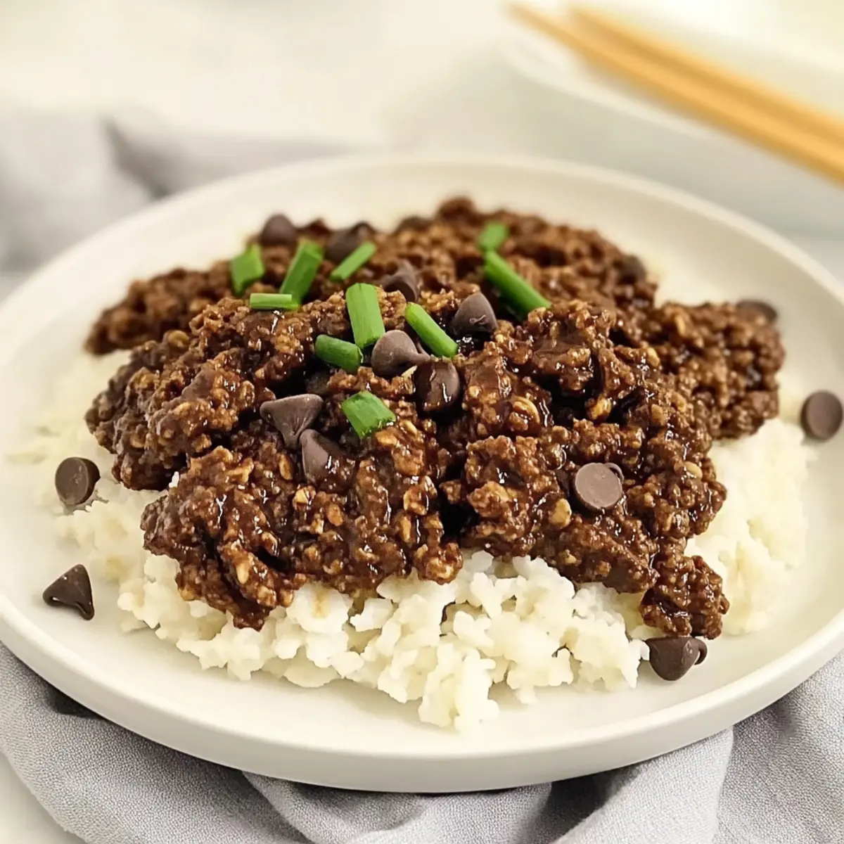 Korean Ground Beef Bowl