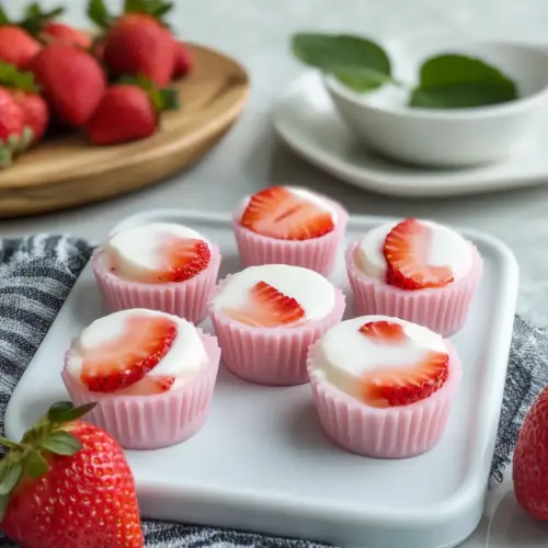 Strawberry Yogurt Bites