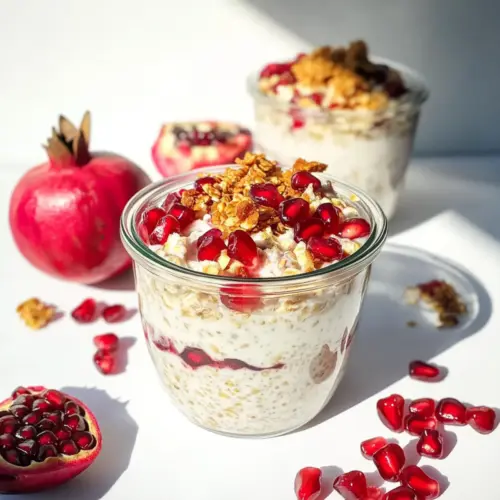 Pomegranate Overnight Oats
