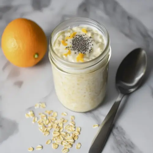 Orange Creamsicle Overnight Oats