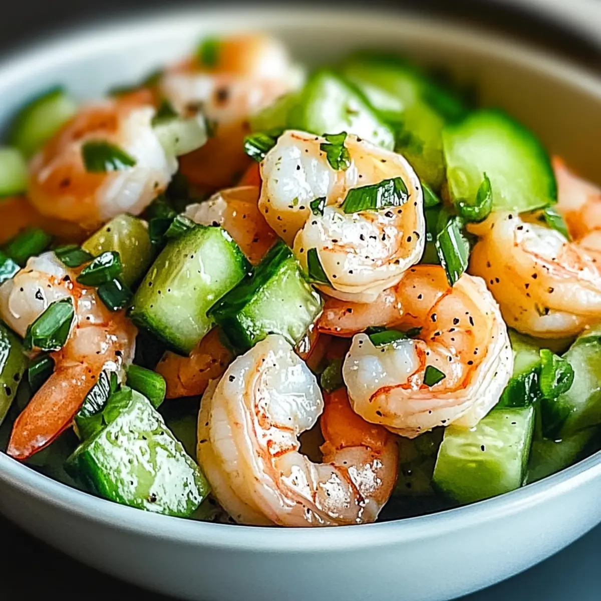 Cucumber Shrimp Salad