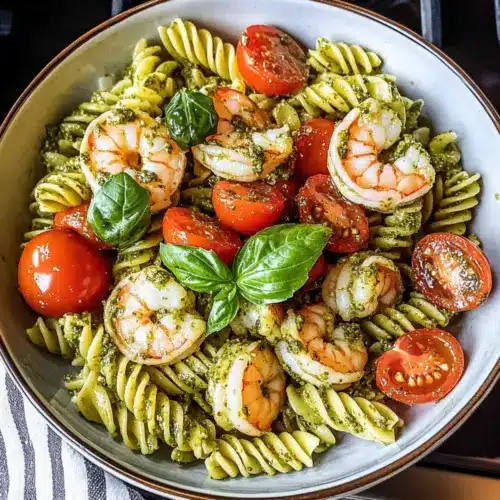 Shrimp Pesto Pasta Salad