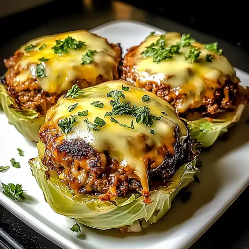 Oven-Baked Cabbage Burgers