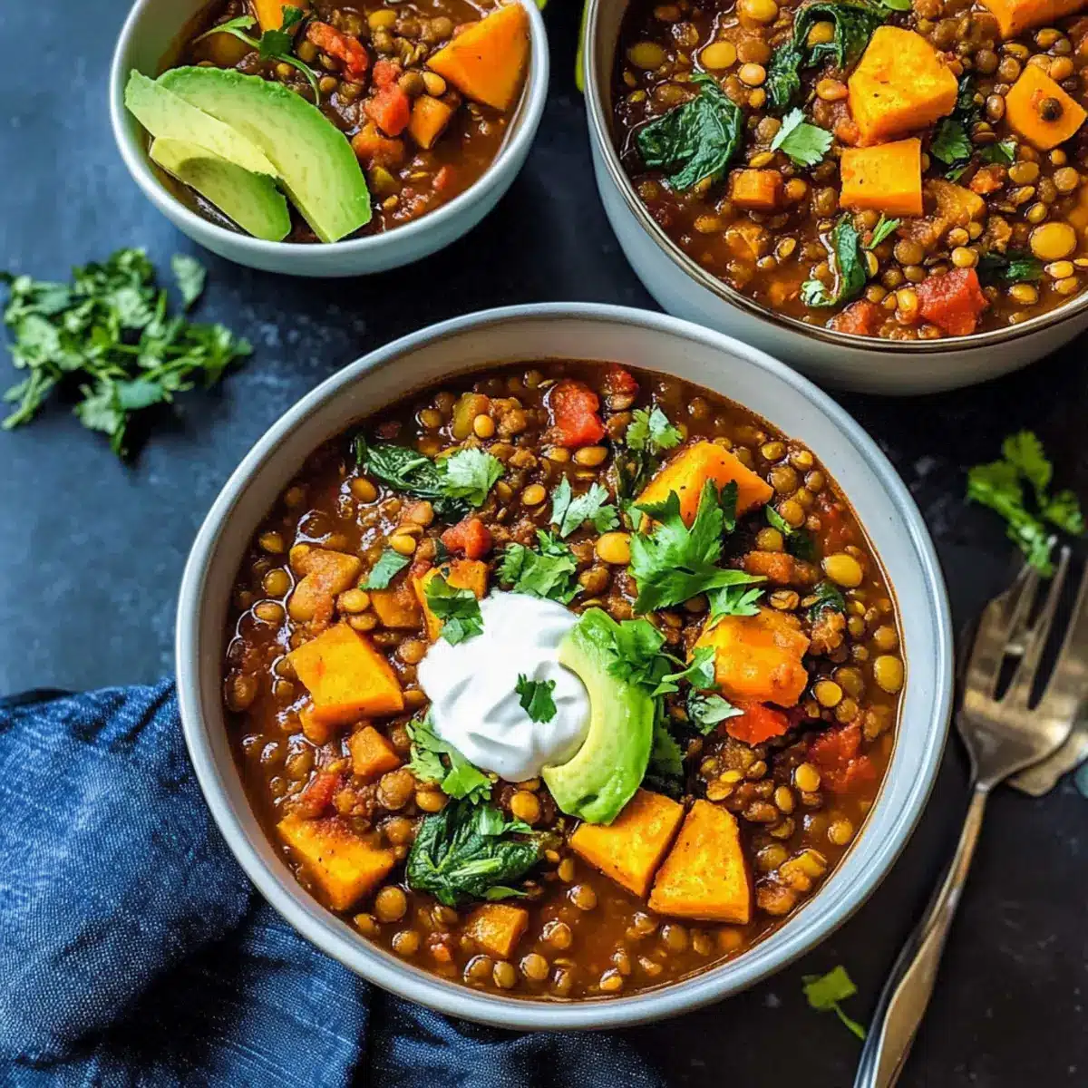 Crock Pot Vegetarian Lentil Chili
