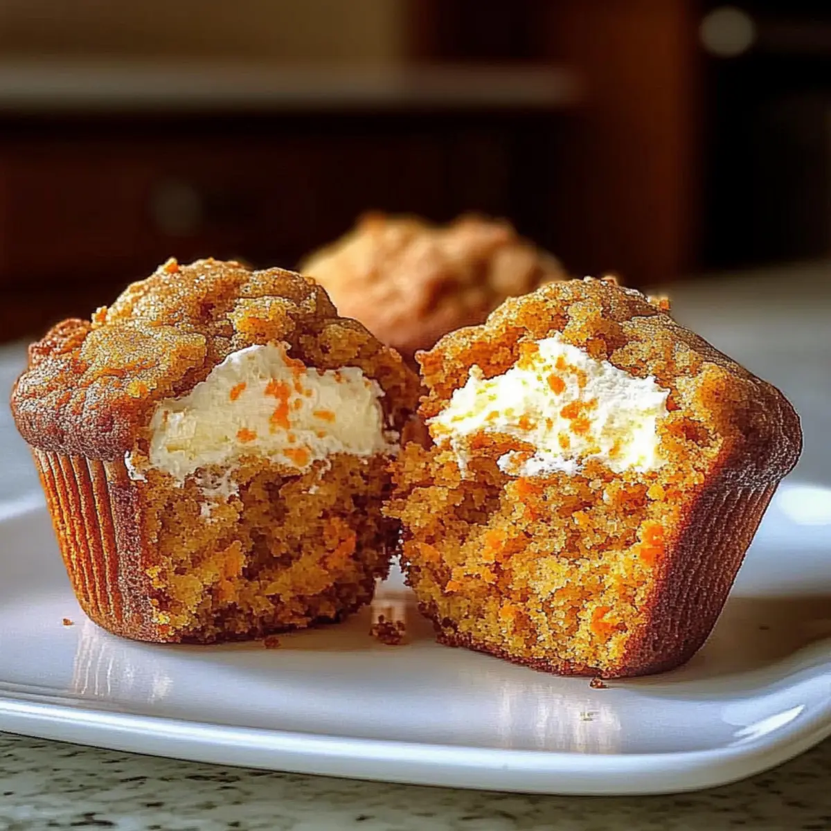 Cream Cheese Carrot Muffins