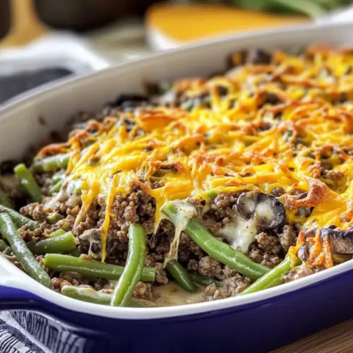 Hamburger Green Bean Casserole