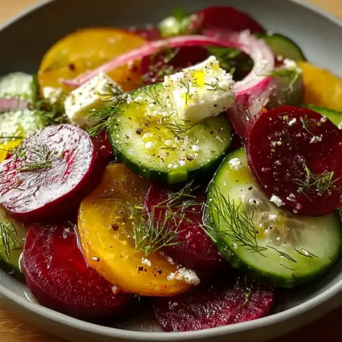 Beet Cucumber Salad