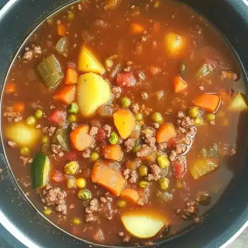 Hamburger Vegetable Soup