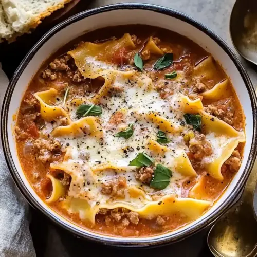 One Pot Lasagna Soup
