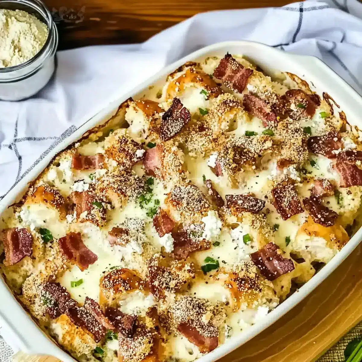 Everything Bagel Make Ahead Breakfast Casserole