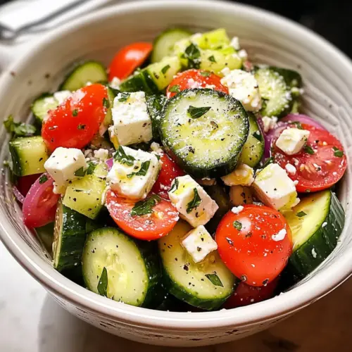 Greek Cucumber Salad with Fresh Herbs