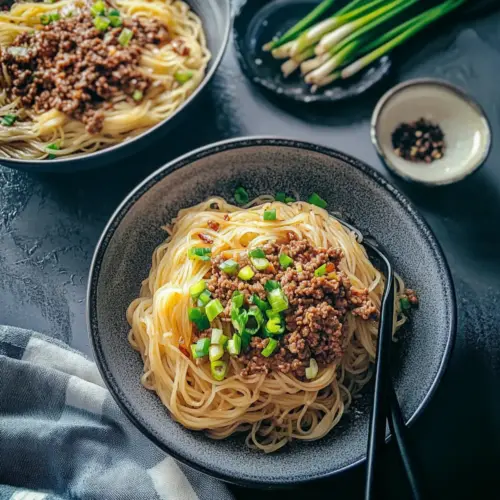 Asian Ground Beef Noodles