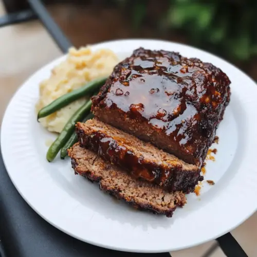 Smoked Meatloaf with Guava Glaze