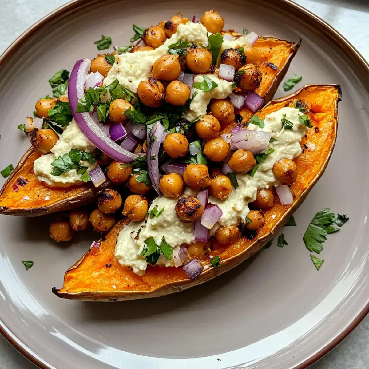 Loaded Roasted Sweet Potato