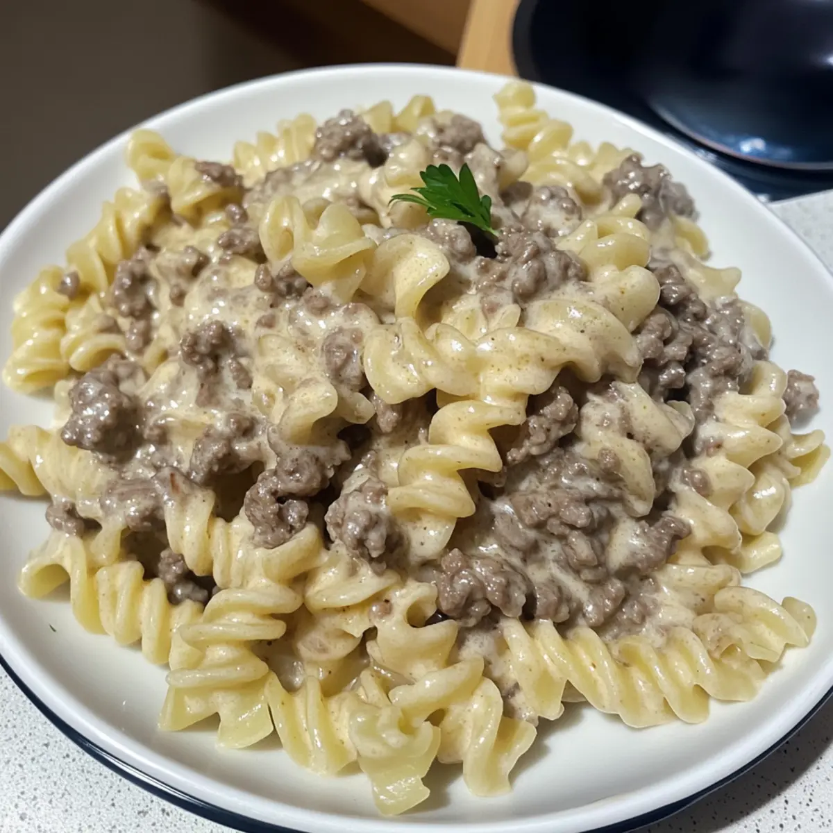 Ground Beef Stroganoff