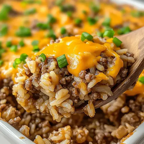 Hamburger Rice Casserole