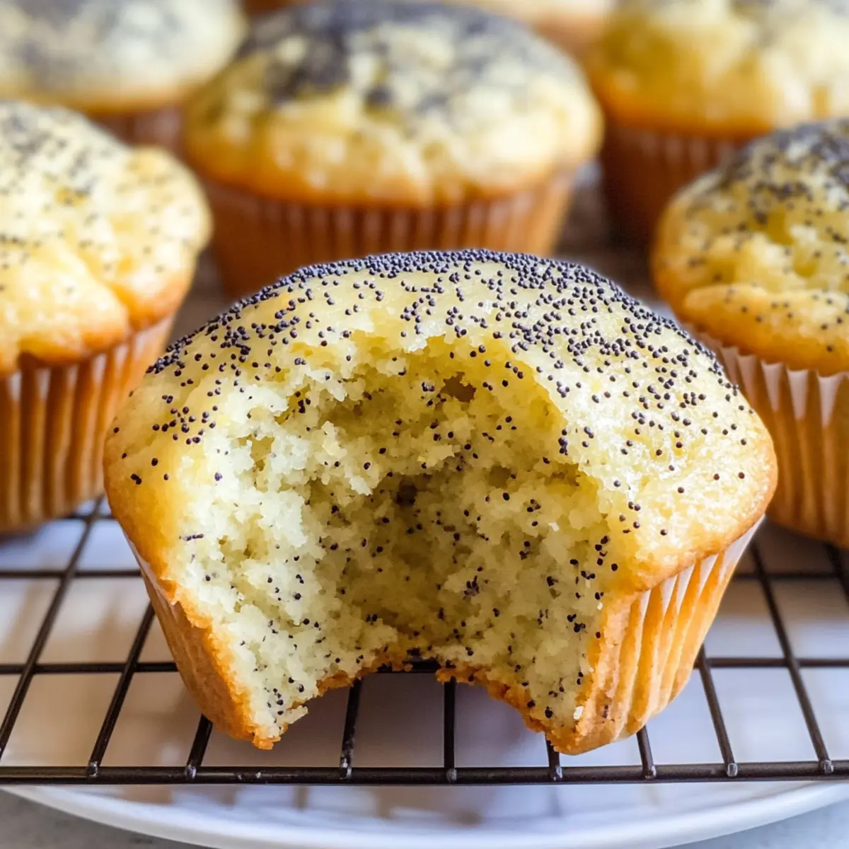 Lemon Poppy seed Muffins