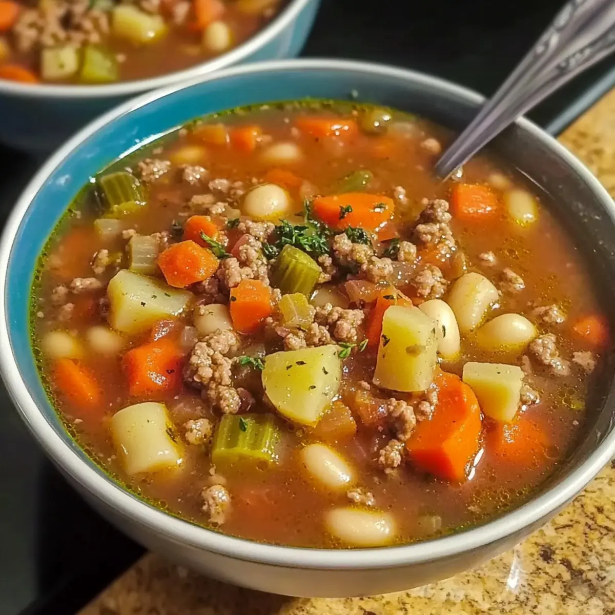 Vegetable Hamburger Soup